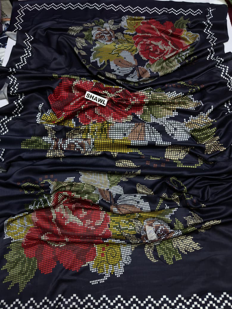 _WINTER'S COLLECTION_  DHANAK 3PC EMBROIDERED*